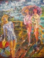 Femmes et ombrelles - Femmes