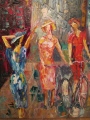Femmes en bicyclette - Femmes